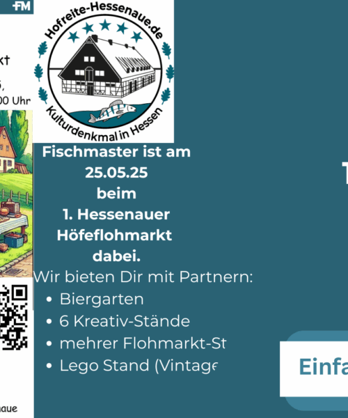 Fischmaster Hofreite Hessenaue 1. Hessenauer Höfe Flohmarkt 25.05.25