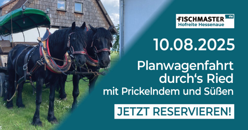 Planwagenfahrt durch's Ried mit Prickelndem und Süßen 10.08.2025 [Digital]