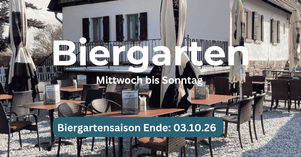 Biergarten Hofreite Hessenaue Fischmaster Saison Ende 03.10.2026